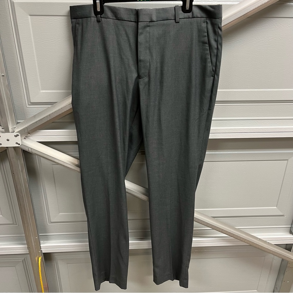 Perry Ellis Gray Slim Fit Pants